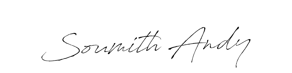 Make a beautiful signature design for name Soumith Andy. Use this online signature maker to create a handwritten signature for free. Soumith Andy signature style 6 images and pictures png