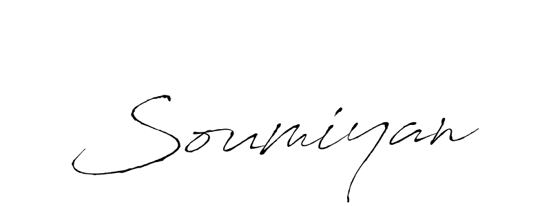 How to make Soumiyan signature? Antro_Vectra is a professional autograph style. Create handwritten signature for Soumiyan name. Soumiyan signature style 6 images and pictures png