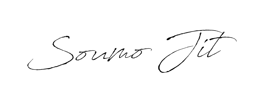 Make a beautiful signature design for name Soumo Jit. With this signature (Antro_Vectra) style, you can create a handwritten signature for free. Soumo Jit signature style 6 images and pictures png