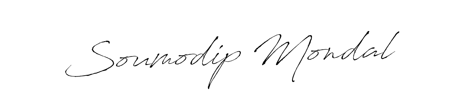 Design your own signature with our free online signature maker. With this signature software, you can create a handwritten (Antro_Vectra) signature for name Soumodip Mondal. Soumodip Mondal signature style 6 images and pictures png