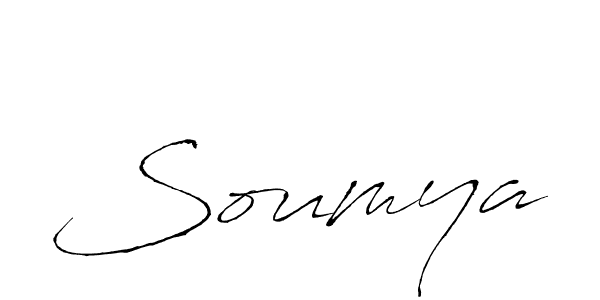 The best way (Antro_Vectra) to make a short signature is to pick only two or three words in your name. The name Soumya include a total of six letters. For converting this name. Soumya signature style 6 images and pictures png