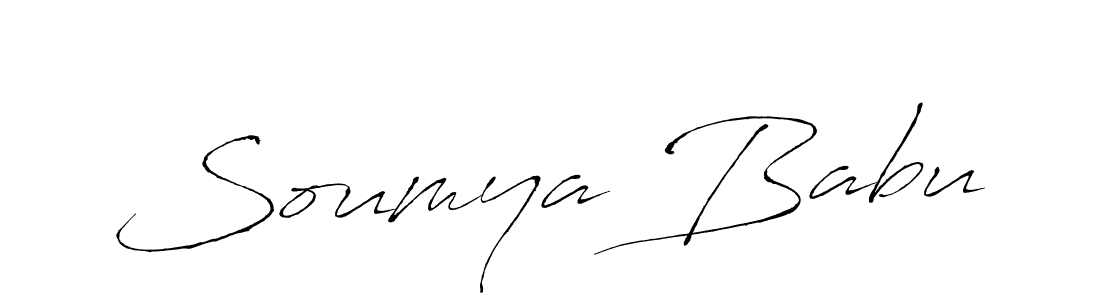 It looks lik you need a new signature style for name Soumya Babu. Design unique handwritten (Antro_Vectra) signature with our free signature maker in just a few clicks. Soumya Babu signature style 6 images and pictures png
