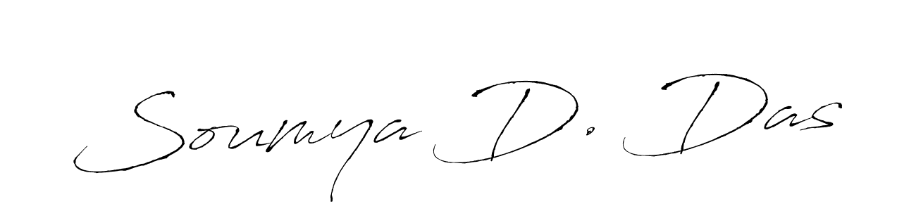 Also we have Soumya D. Das name is the best signature style. Create professional handwritten signature collection using Antro_Vectra autograph style. Soumya D. Das signature style 6 images and pictures png