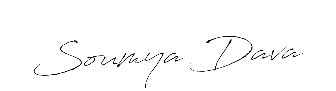 The best way (Antro_Vectra) to make a short signature is to pick only two or three words in your name. The name Soumya Dava include a total of six letters. For converting this name. Soumya Dava signature style 6 images and pictures png