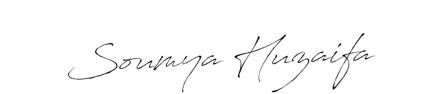 Also we have Soumya Huzaifa name is the best signature style. Create professional handwritten signature collection using Antro_Vectra autograph style. Soumya Huzaifa signature style 6 images and pictures png