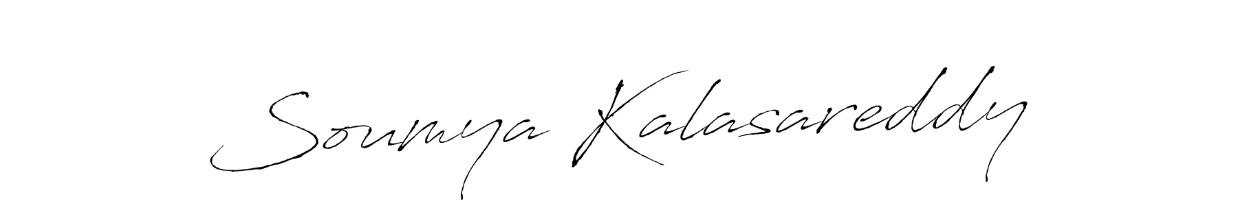 Design your own signature with our free online signature maker. With this signature software, you can create a handwritten (Antro_Vectra) signature for name Soumya Kalasareddy. Soumya Kalasareddy signature style 6 images and pictures png