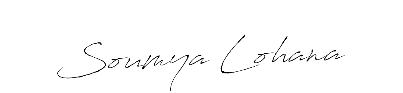 How to Draw Soumya Lohana signature style? Antro_Vectra is a latest design signature styles for name Soumya Lohana. Soumya Lohana signature style 6 images and pictures png