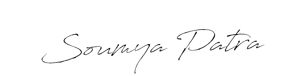 The best way (Antro_Vectra) to make a short signature is to pick only two or three words in your name. The name Soumya Patra include a total of six letters. For converting this name. Soumya Patra signature style 6 images and pictures png