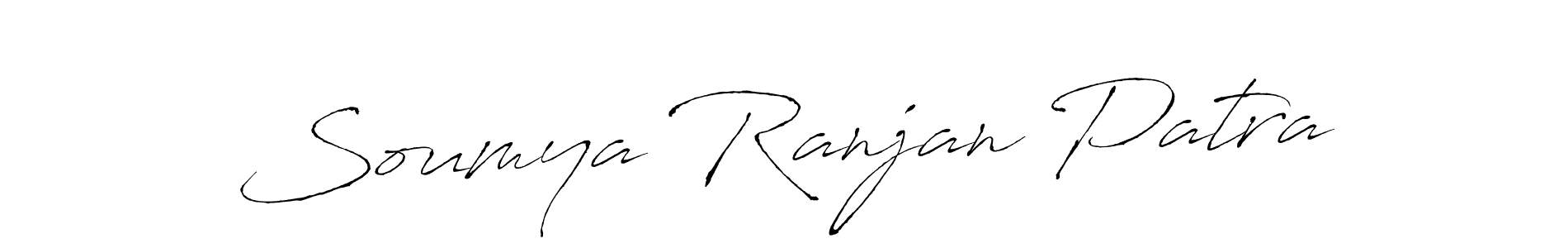 Create a beautiful signature design for name Soumya Ranjan Patra. With this signature (Antro_Vectra) fonts, you can make a handwritten signature for free. Soumya Ranjan Patra signature style 6 images and pictures png