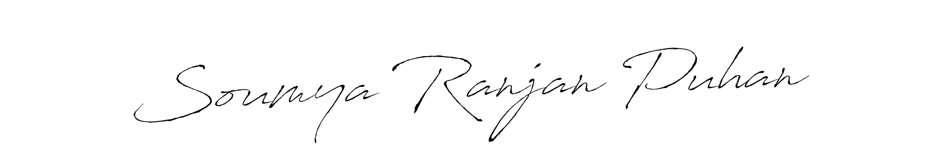 It looks lik you need a new signature style for name Soumya Ranjan Puhan. Design unique handwritten (Antro_Vectra) signature with our free signature maker in just a few clicks. Soumya Ranjan Puhan signature style 6 images and pictures png
