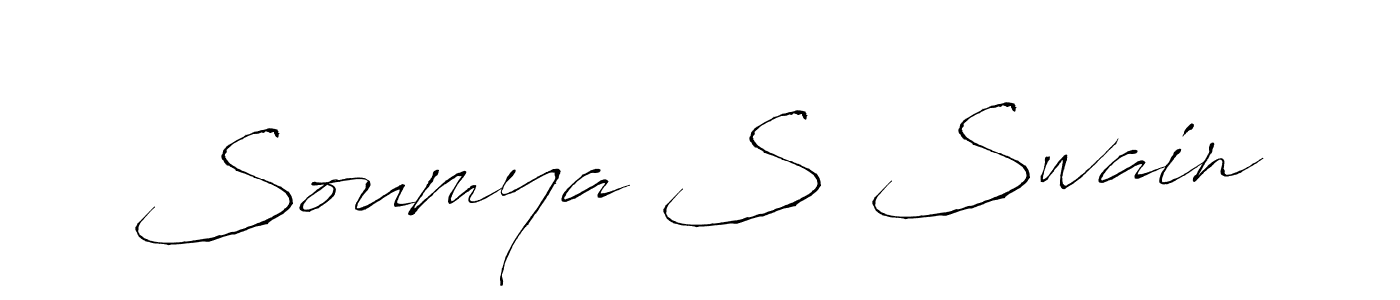 Also we have Soumya S Swain name is the best signature style. Create professional handwritten signature collection using Antro_Vectra autograph style. Soumya S Swain signature style 6 images and pictures png