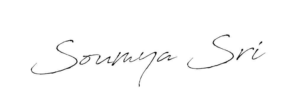 Design your own signature with our free online signature maker. With this signature software, you can create a handwritten (Antro_Vectra) signature for name Soumya Sri. Soumya Sri signature style 6 images and pictures png