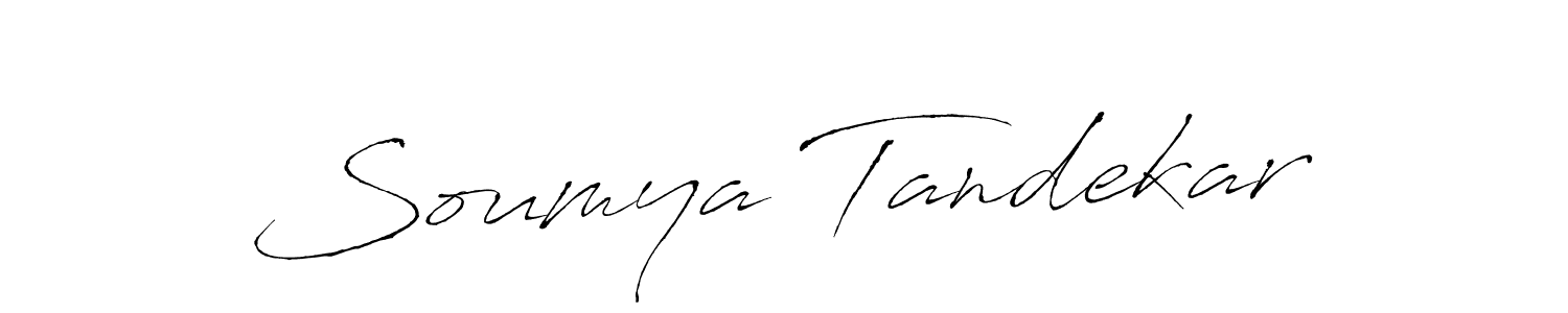 You should practise on your own different ways (Antro_Vectra) to write your name (Soumya Tandekar) in signature. don't let someone else do it for you. Soumya Tandekar signature style 6 images and pictures png