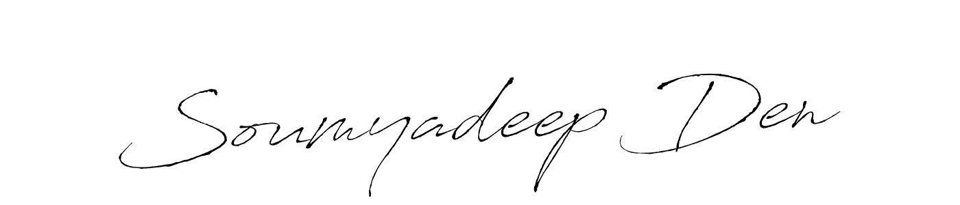 You should practise on your own different ways (Antro_Vectra) to write your name (Soumyadeep Den) in signature. don't let someone else do it for you. Soumyadeep Den signature style 6 images and pictures png