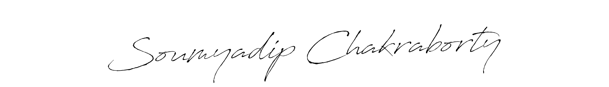 Also we have Soumyadip Chakraborty name is the best signature style. Create professional handwritten signature collection using Antro_Vectra autograph style. Soumyadip Chakraborty signature style 6 images and pictures png
