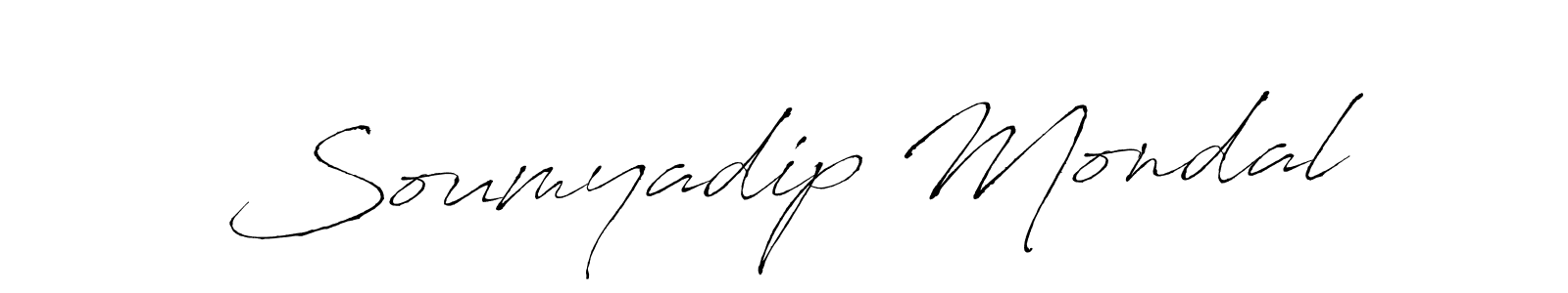 Use a signature maker to create a handwritten signature online. With this signature software, you can design (Antro_Vectra) your own signature for name Soumyadip Mondal. Soumyadip Mondal signature style 6 images and pictures png