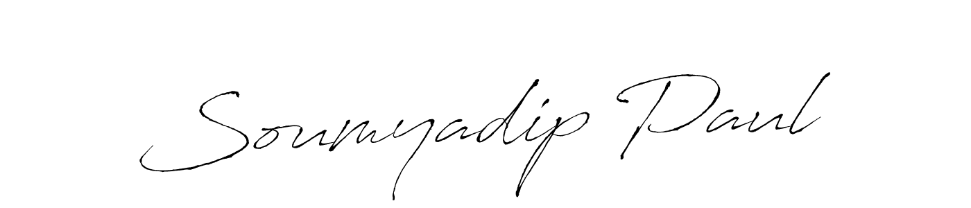 Use a signature maker to create a handwritten signature online. With this signature software, you can design (Antro_Vectra) your own signature for name Soumyadip Paul. Soumyadip Paul signature style 6 images and pictures png