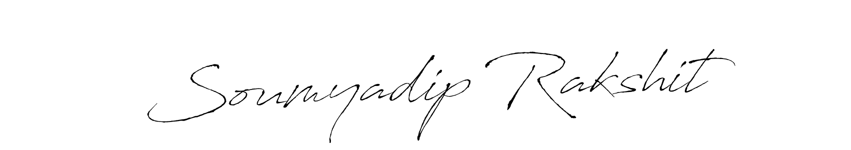How to make Soumyadip Rakshit signature? Antro_Vectra is a professional autograph style. Create handwritten signature for Soumyadip Rakshit name. Soumyadip Rakshit signature style 6 images and pictures png