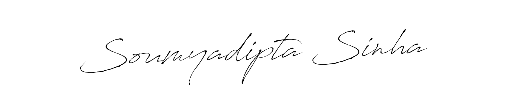 Also we have Soumyadipta Sinha name is the best signature style. Create professional handwritten signature collection using Antro_Vectra autograph style. Soumyadipta Sinha signature style 6 images and pictures png