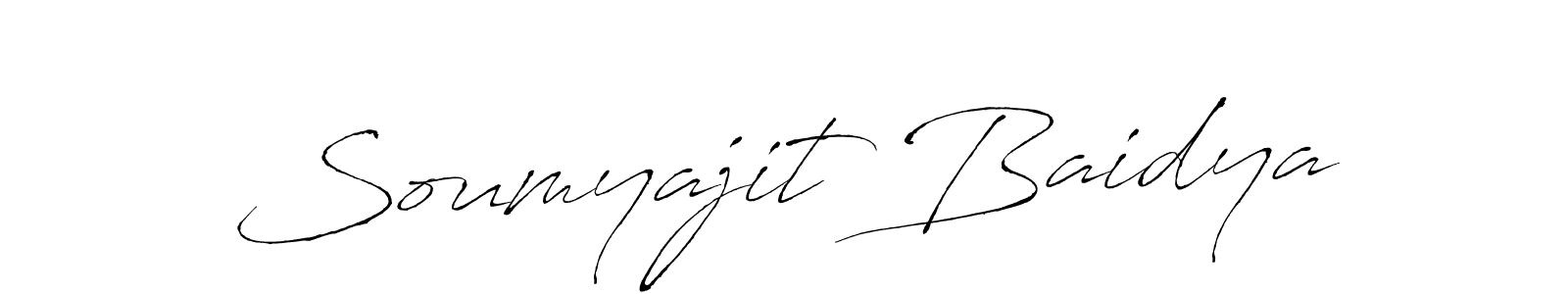 You can use this online signature creator to create a handwritten signature for the name Soumyajit Baidya. This is the best online autograph maker. Soumyajit Baidya signature style 6 images and pictures png