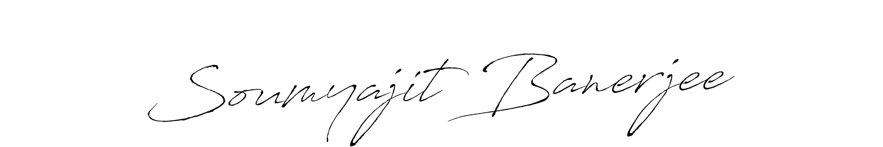 Antro_Vectra is a professional signature style that is perfect for those who want to add a touch of class to their signature. It is also a great choice for those who want to make their signature more unique. Get Soumyajit Banerjee name to fancy signature for free. Soumyajit Banerjee signature style 6 images and pictures png