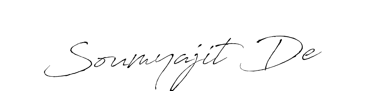 You should practise on your own different ways (Antro_Vectra) to write your name (Soumyajit De) in signature. don't let someone else do it for you. Soumyajit De signature style 6 images and pictures png