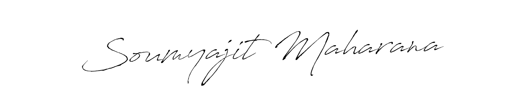 Make a beautiful signature design for name Soumyajit Maharana. With this signature (Antro_Vectra) style, you can create a handwritten signature for free. Soumyajit Maharana signature style 6 images and pictures png