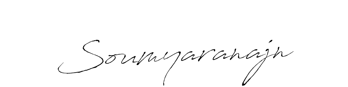 Create a beautiful signature design for name Soumyaranajn. With this signature (Antro_Vectra) fonts, you can make a handwritten signature for free. Soumyaranajn signature style 6 images and pictures png