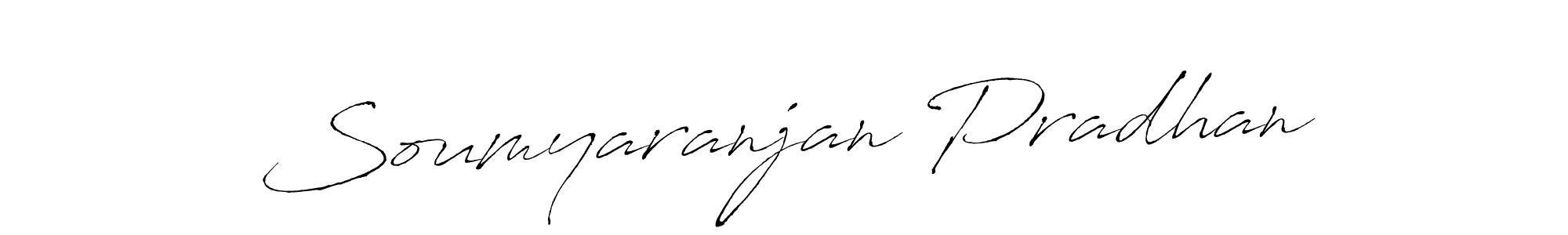 The best way (Antro_Vectra) to make a short signature is to pick only two or three words in your name. The name Soumyaranjan Pradhan include a total of six letters. For converting this name. Soumyaranjan Pradhan signature style 6 images and pictures png