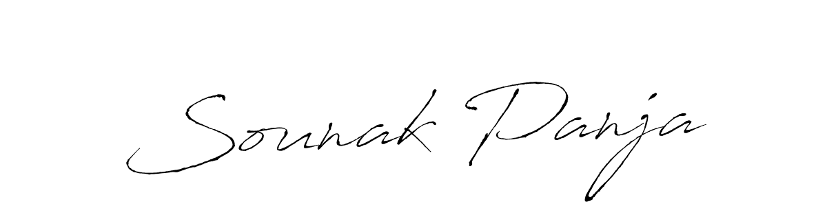 Use a signature maker to create a handwritten signature online. With this signature software, you can design (Antro_Vectra) your own signature for name Sounak Panja. Sounak Panja signature style 6 images and pictures png
