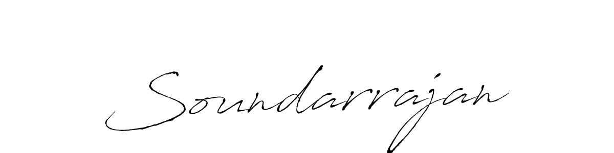 How to make Soundarrajan signature? Antro_Vectra is a professional autograph style. Create handwritten signature for Soundarrajan name. Soundarrajan signature style 6 images and pictures png