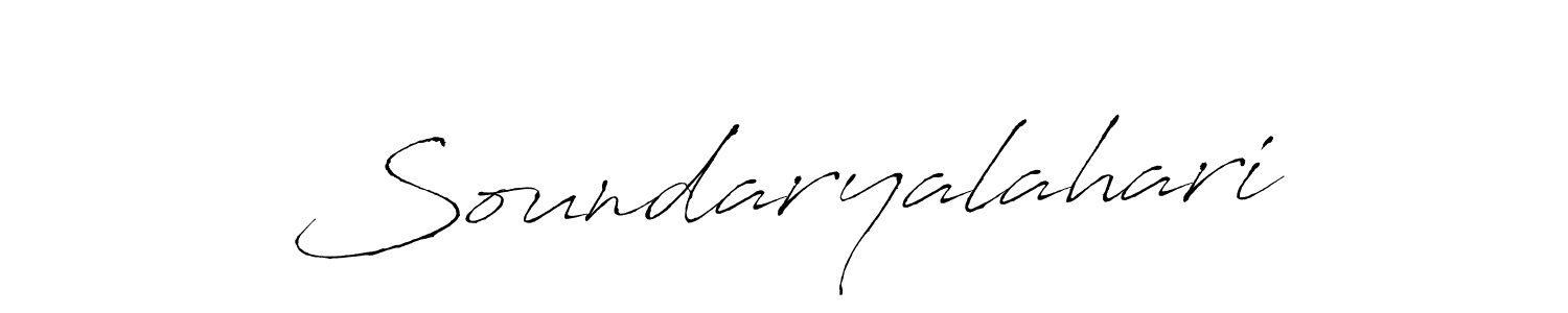 How to make Soundaryalahari signature? Antro_Vectra is a professional autograph style. Create handwritten signature for Soundaryalahari name. Soundaryalahari signature style 6 images and pictures png