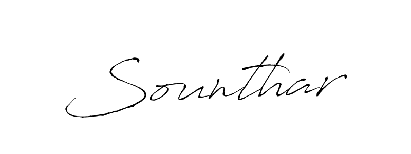 You should practise on your own different ways (Antro_Vectra) to write your name (Sounthar) in signature. don't let someone else do it for you. Sounthar signature style 6 images and pictures png