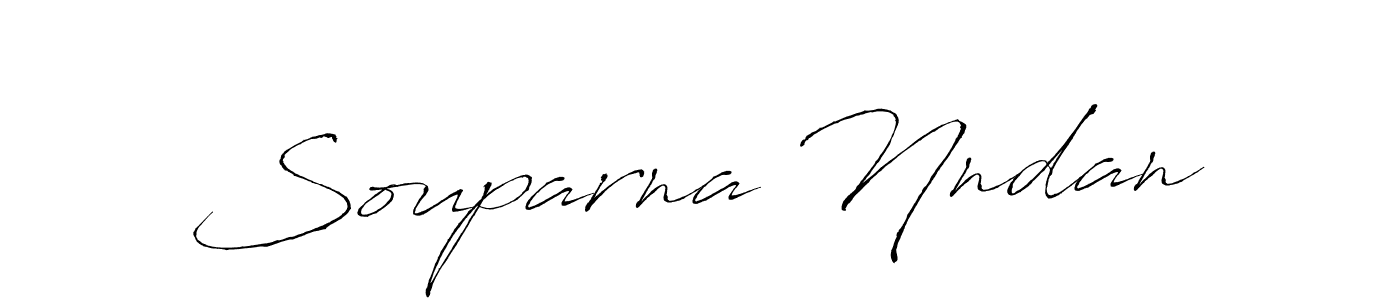 Use a signature maker to create a handwritten signature online. With this signature software, you can design (Antro_Vectra) your own signature for name Souparna Nndan. Souparna Nndan signature style 6 images and pictures png