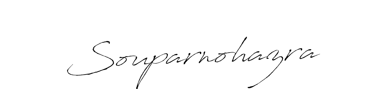 Design your own signature with our free online signature maker. With this signature software, you can create a handwritten (Antro_Vectra) signature for name Souparnohazra. Souparnohazra signature style 6 images and pictures png