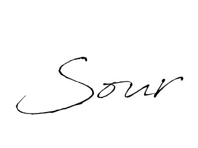 How to make Sour signature? Antro_Vectra is a professional autograph style. Create handwritten signature for Sour name. Sour signature style 6 images and pictures png