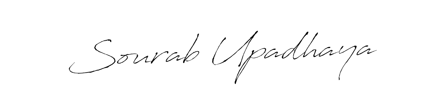 Design your own signature with our free online signature maker. With this signature software, you can create a handwritten (Antro_Vectra) signature for name Sourab Upadhaya. Sourab Upadhaya signature style 6 images and pictures png