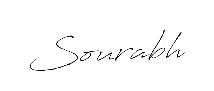 Make a beautiful signature design for name Sourabh. With this signature (Antro_Vectra) style, you can create a handwritten signature for free. Sourabh signature style 6 images and pictures png