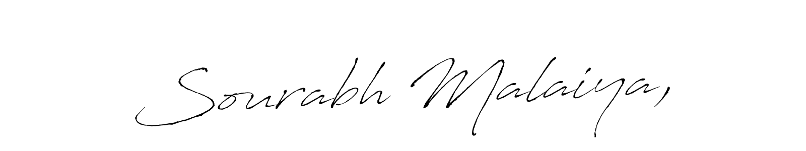 Make a beautiful signature design for name Sourabh Malaiya,. Use this online signature maker to create a handwritten signature for free. Sourabh Malaiya, signature style 6 images and pictures png