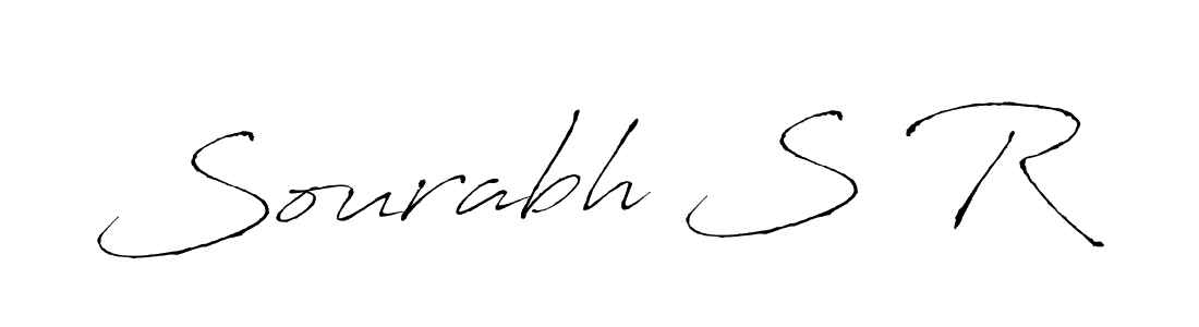 Make a beautiful signature design for name Sourabh S R. Use this online signature maker to create a handwritten signature for free. Sourabh S R signature style 6 images and pictures png