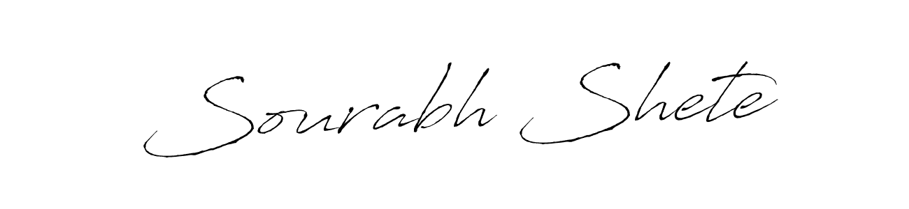 Similarly Antro_Vectra is the best handwritten signature design. Signature creator online .You can use it as an online autograph creator for name Sourabh Shete. Sourabh Shete signature style 6 images and pictures png