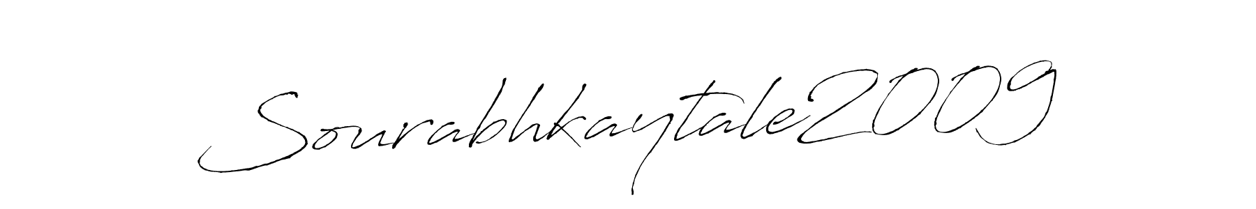 Make a beautiful signature design for name Sourabhkaytale2009. With this signature (Antro_Vectra) style, you can create a handwritten signature for free. Sourabhkaytale2009 signature style 6 images and pictures png