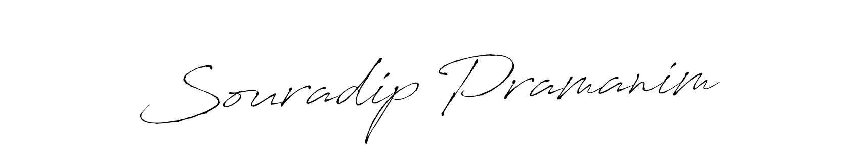 Use a signature maker to create a handwritten signature online. With this signature software, you can design (Antro_Vectra) your own signature for name Souradip Pramanim. Souradip Pramanim signature style 6 images and pictures png