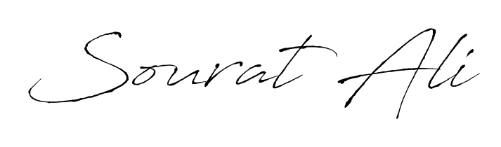 Create an unforgettable impression when signing with Sourat Ali name styled in Antro_Vectra typography. 100% free online generator. Sourat Ali signature style 6 images and pictures png