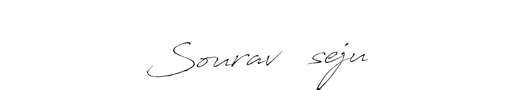 This is the best signature style for the Sourav ❣️seju name. Also you like these signature font (Antro_Vectra). Mix name signature. Sourav ❣️seju signature style 6 images and pictures png