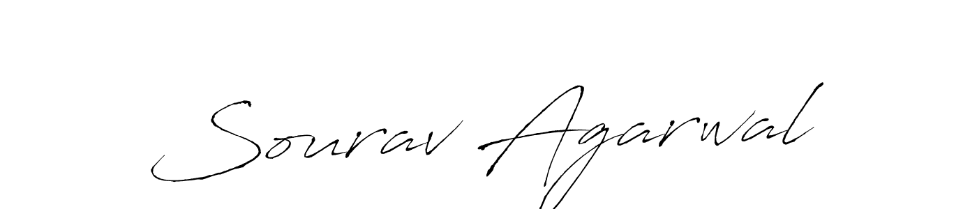 Sourav Agarwal stylish signature style. Best Handwritten Sign (Antro_Vectra) for my name. Handwritten Signature Collection Ideas for my name Sourav Agarwal. Sourav Agarwal signature style 6 images and pictures png