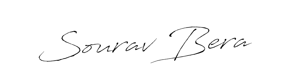 Design your own signature with our free online signature maker. With this signature software, you can create a handwritten (Antro_Vectra) signature for name Sourav Bera. Sourav Bera signature style 6 images and pictures png