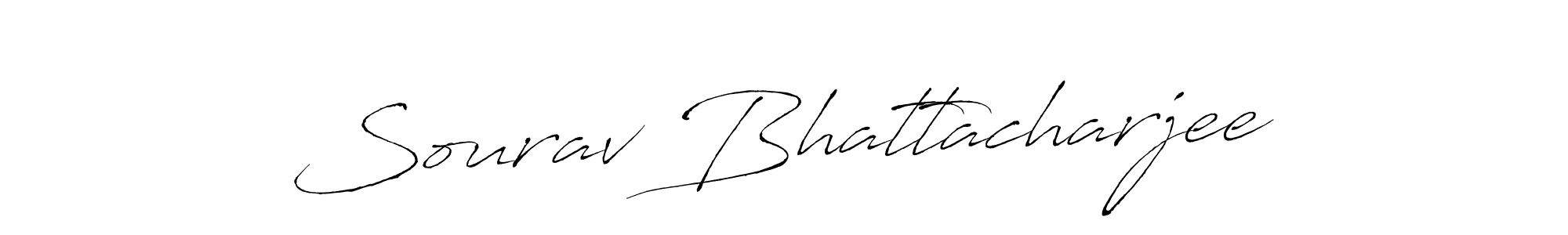 Create a beautiful signature design for name Sourav Bhattacharjee. With this signature (Antro_Vectra) fonts, you can make a handwritten signature for free. Sourav Bhattacharjee signature style 6 images and pictures png