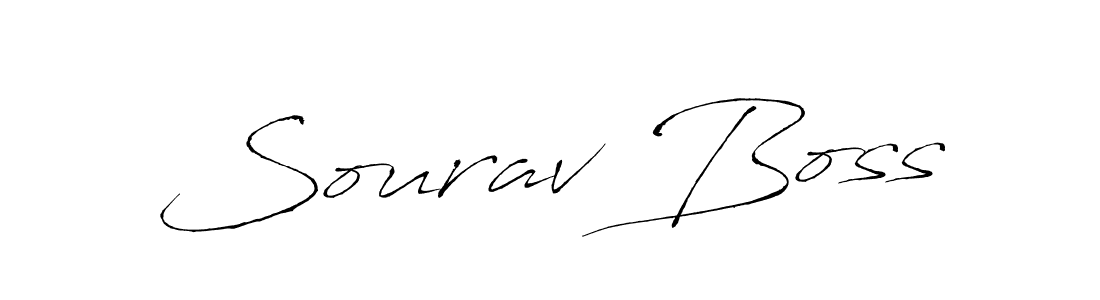 How to make Sourav Boss name signature. Use Antro_Vectra style for creating short signs online. This is the latest handwritten sign. Sourav Boss signature style 6 images and pictures png