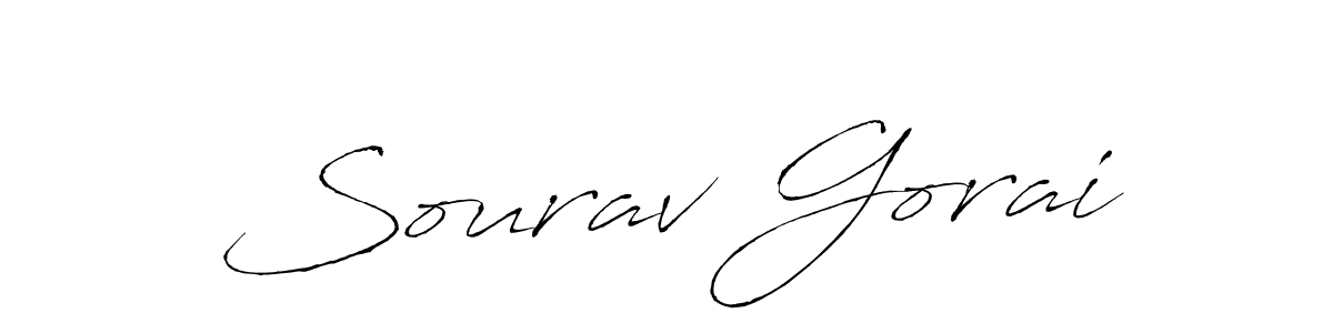 Also we have Sourav Gorai name is the best signature style. Create professional handwritten signature collection using Antro_Vectra autograph style. Sourav Gorai signature style 6 images and pictures png